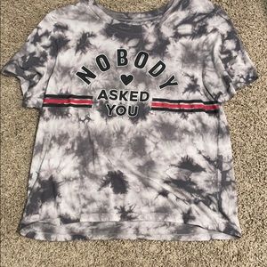 tie-die shirt